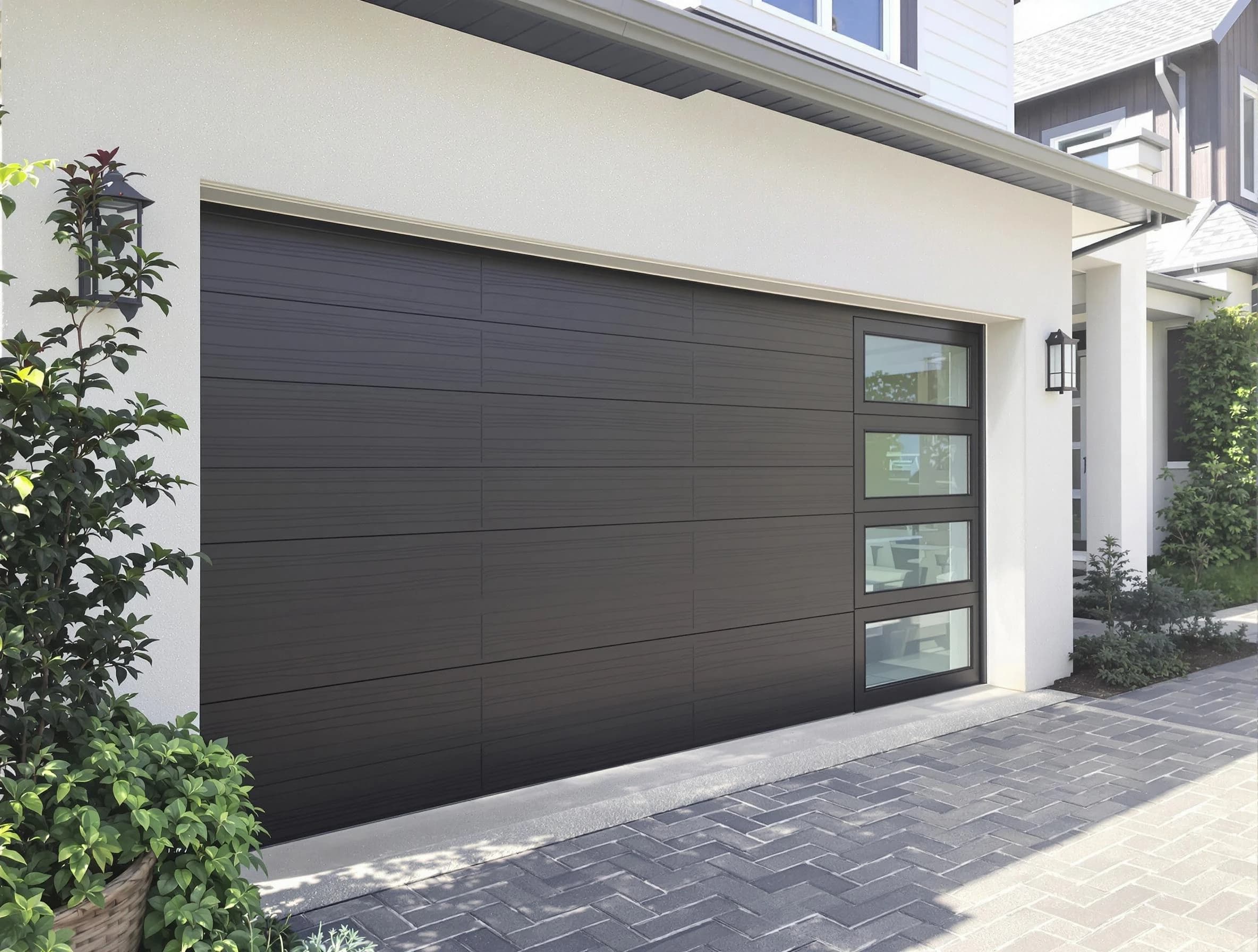 Custom garage door installation by Moon Garage Door Repair in Moon