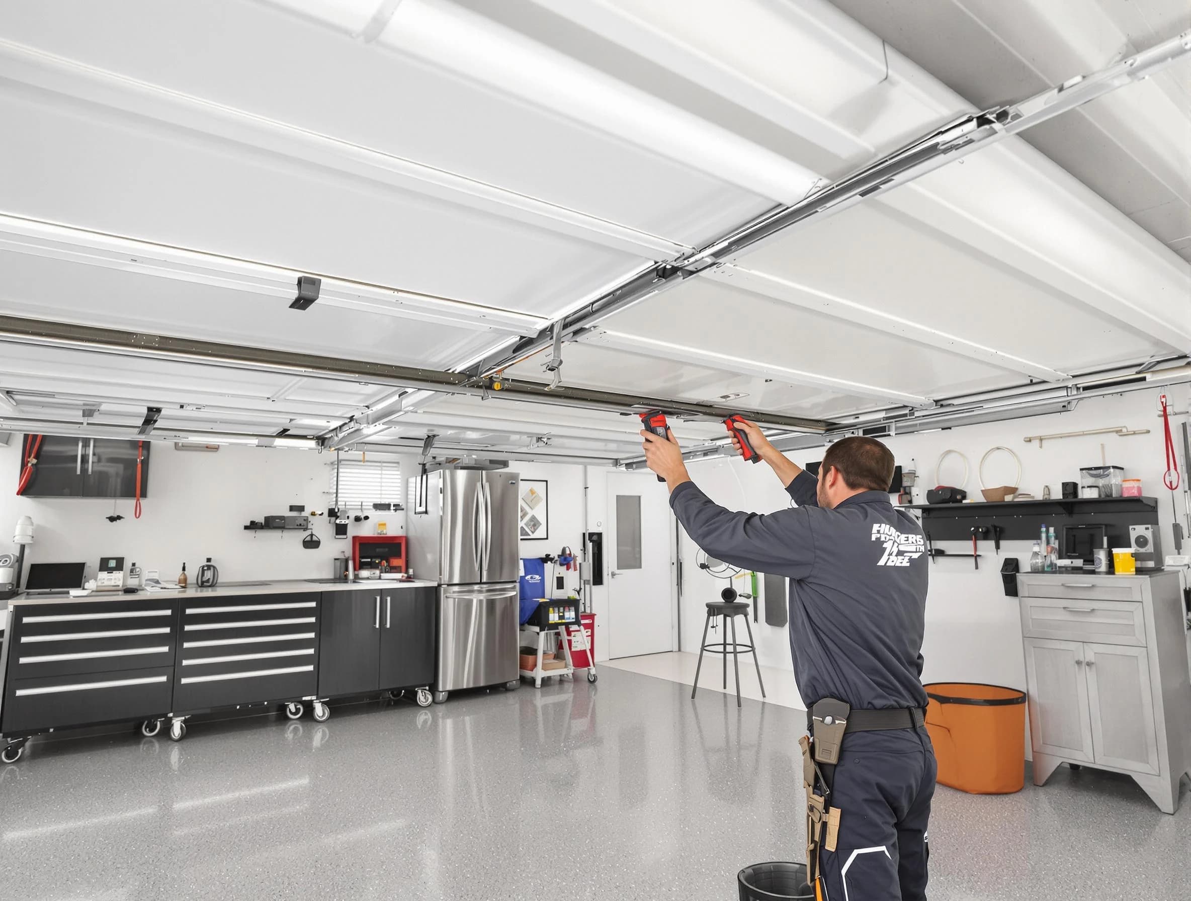 Overhead garage door repair service by Moon Garage Door Repair in Moon