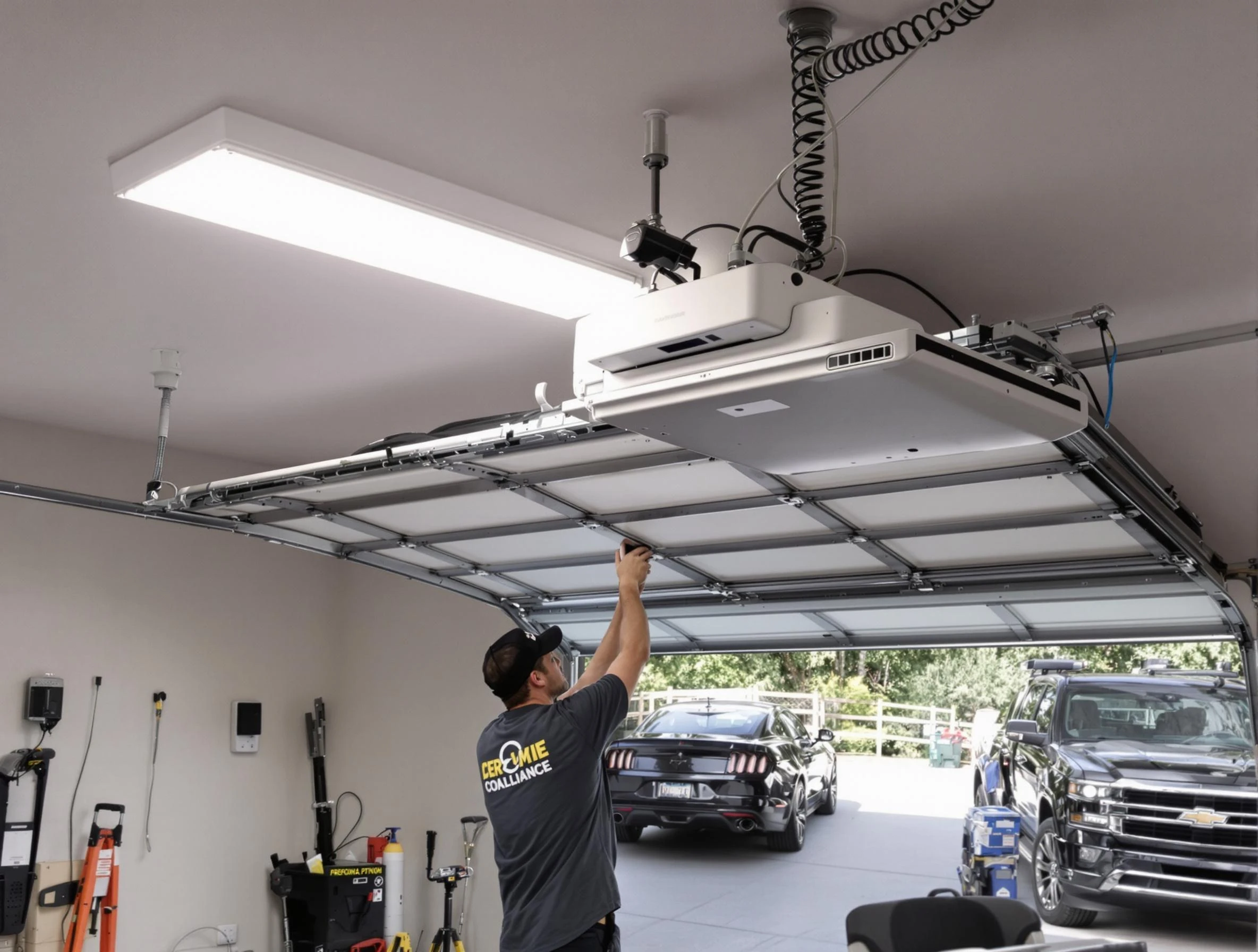 Garage Door Opener Installation in Moon