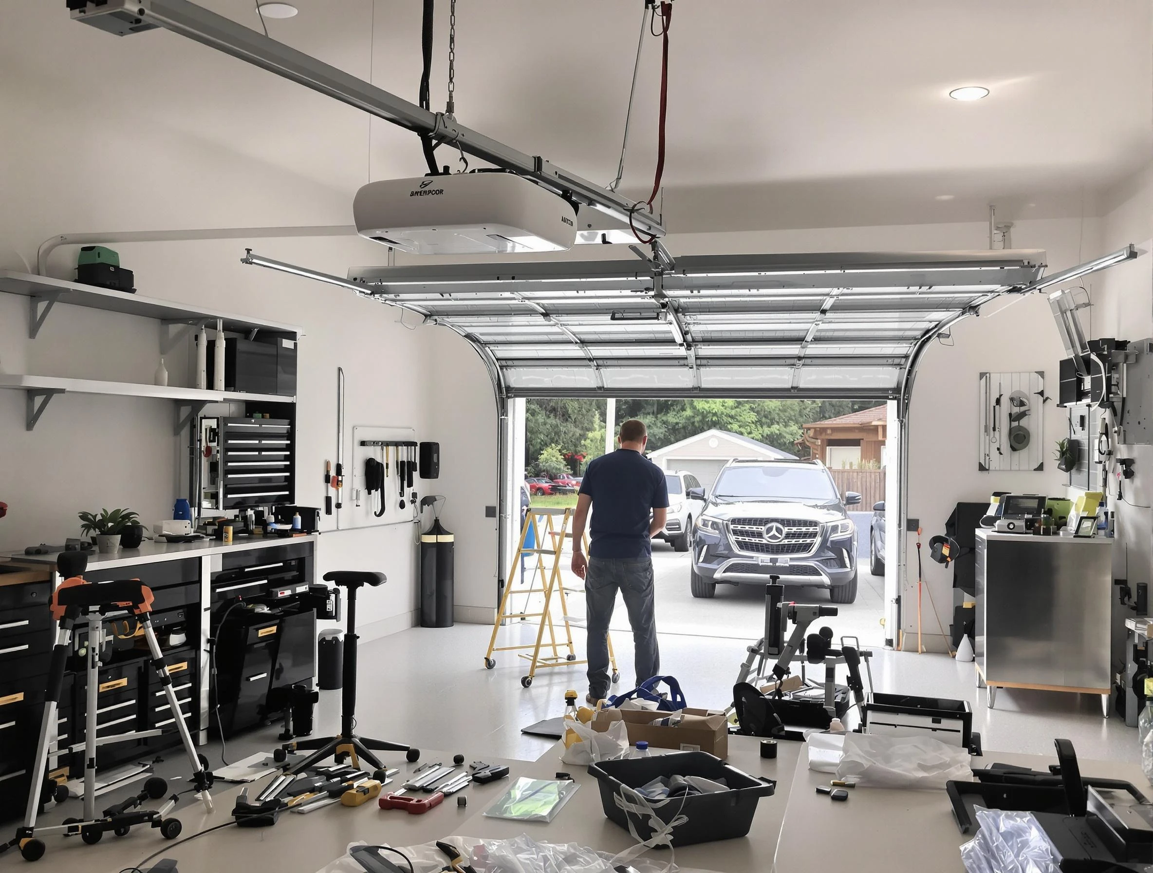 Garage door opener installation by Moon Garage Door Repair in Moon