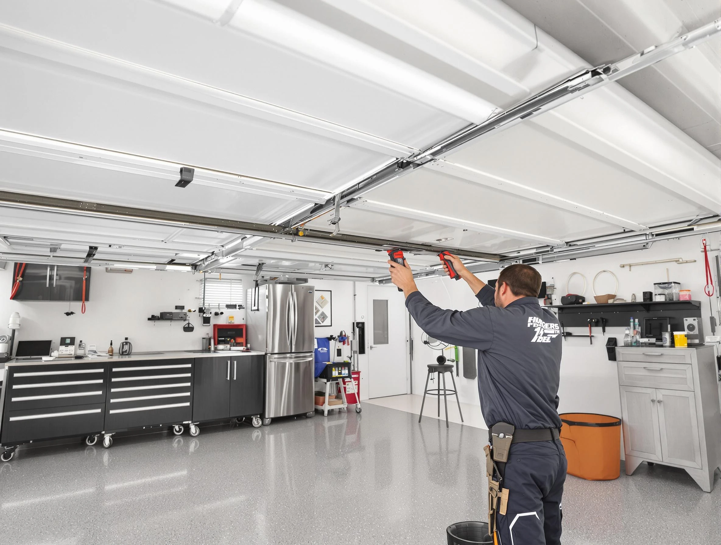 Overhead garage door repair service by Moon Garage Door Repair in Moon